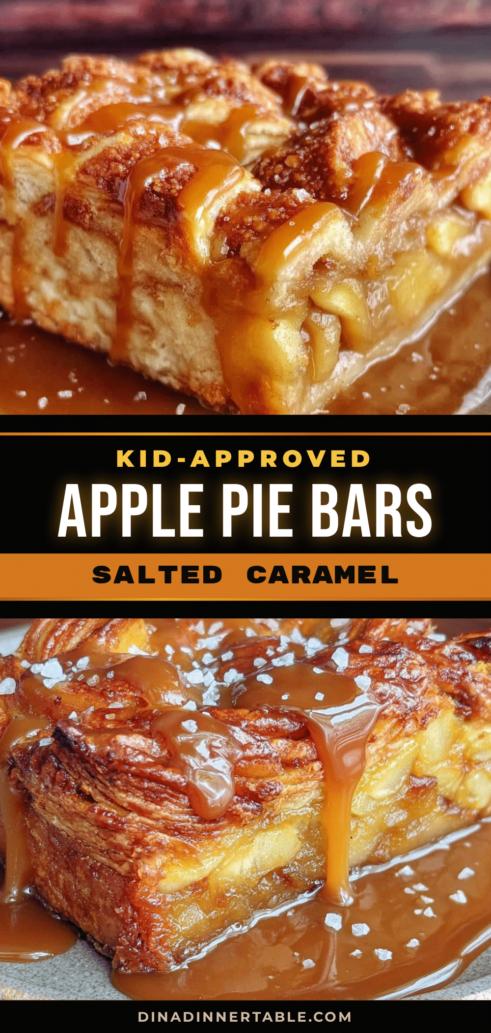 apple pie bars with salted caramel recipe