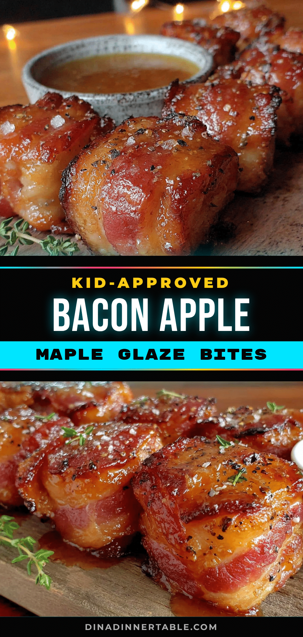 bacon-wrapped apple bites recipe
