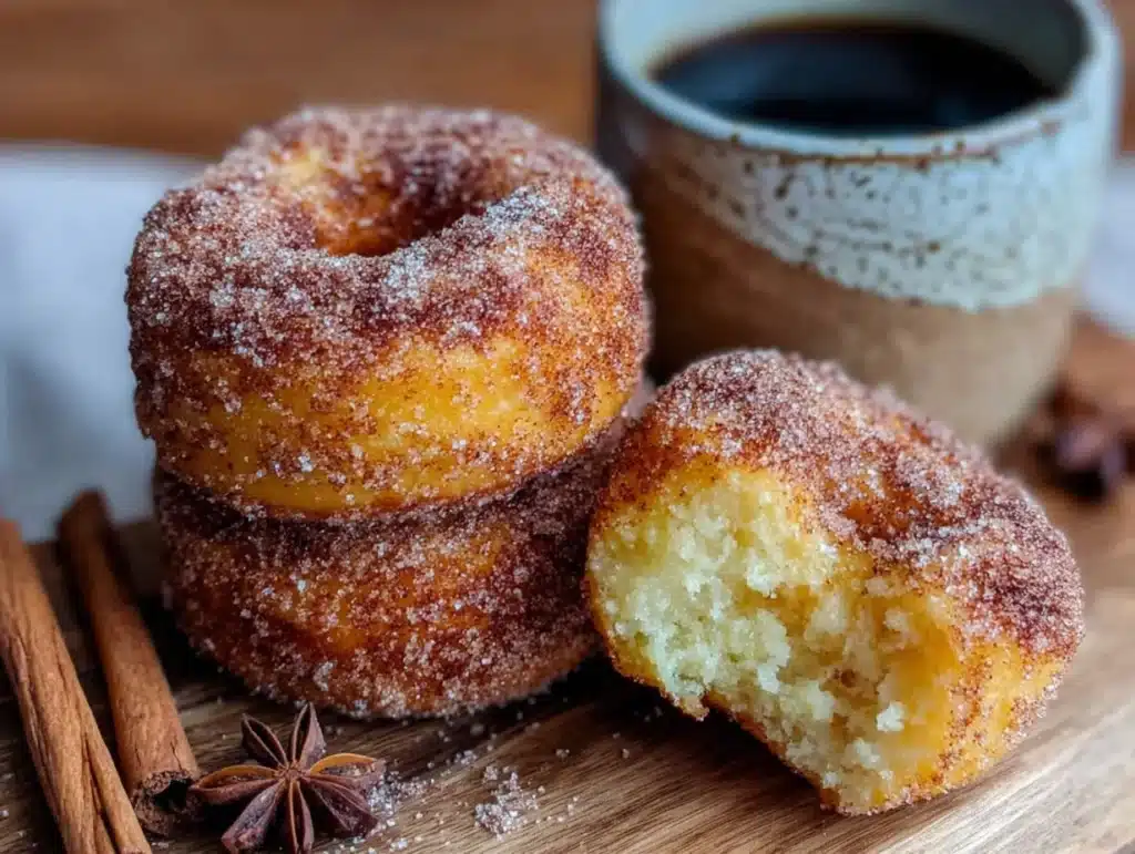 baked apple cider donuts - featured image