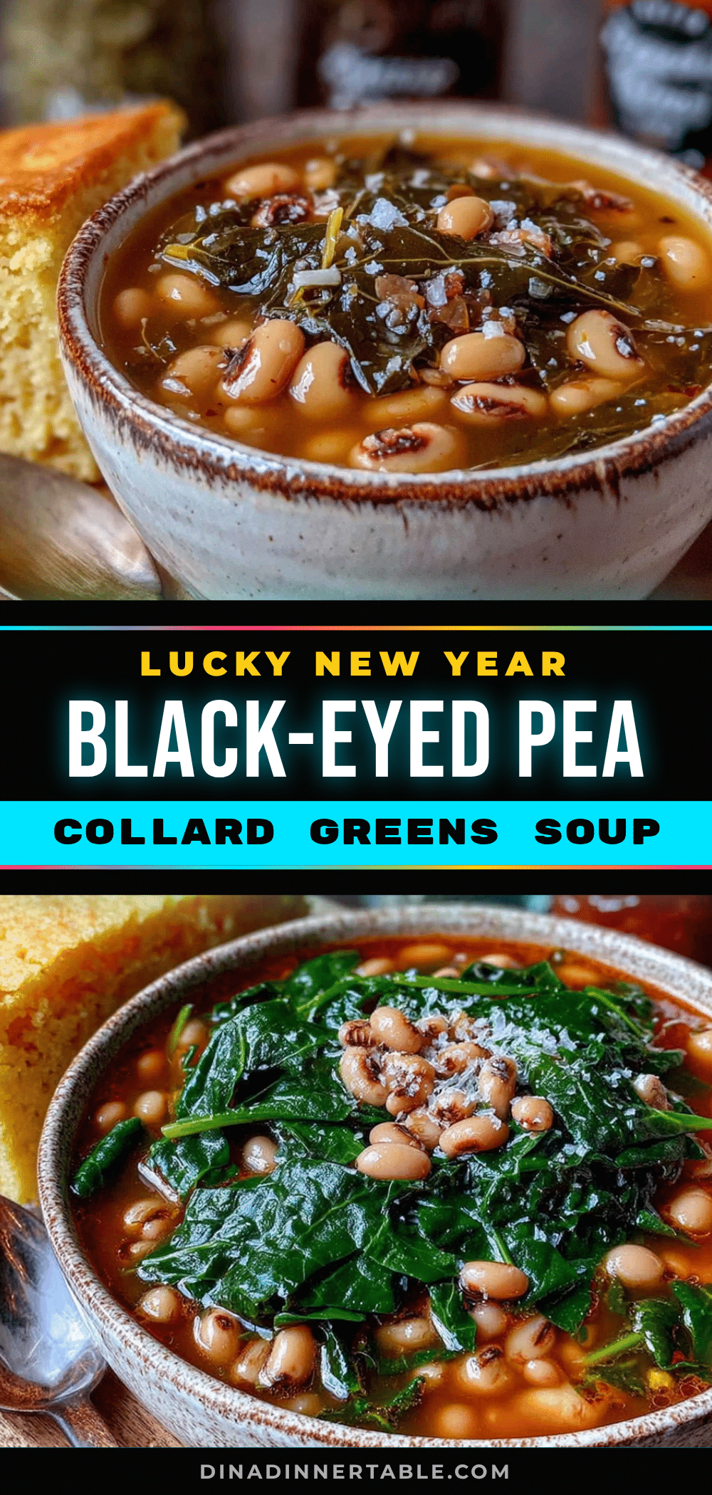 black-eyed pea collard greens soup recipe