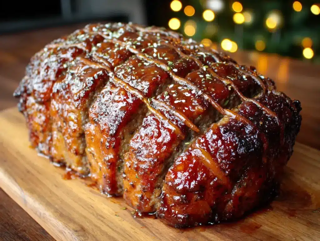 classic meatloaf with brown sugar glaze - featured image