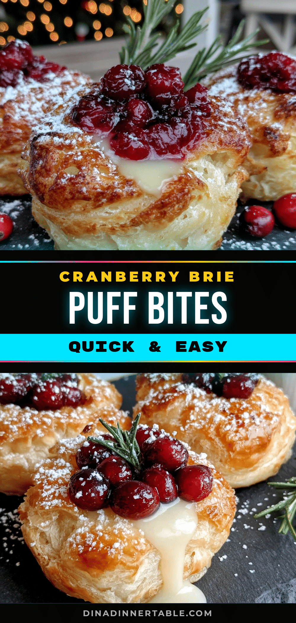 cranberry brie bites recipe