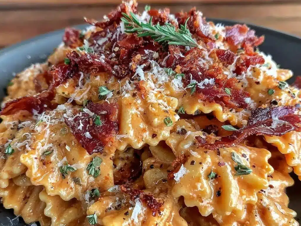 creamy pumpkin sage pasta - featured image