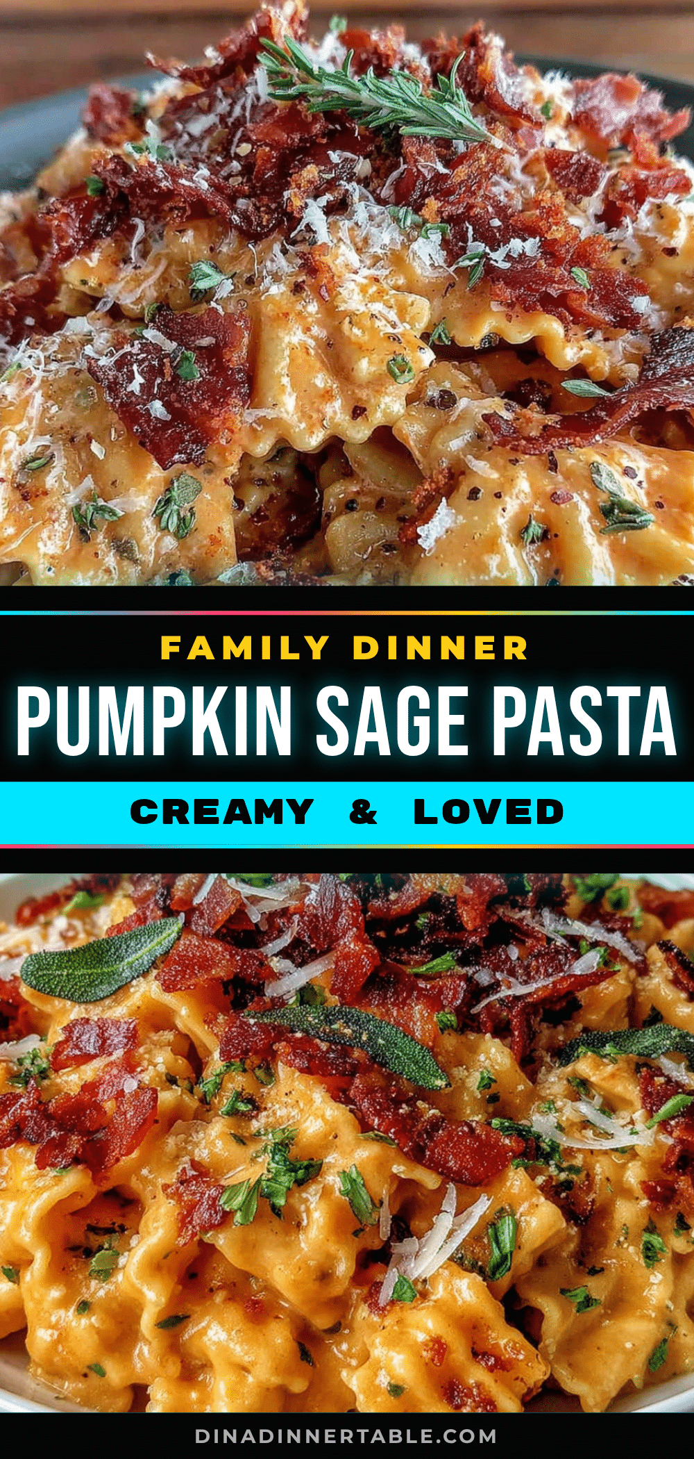 creamy pumpkin sage pasta recipe