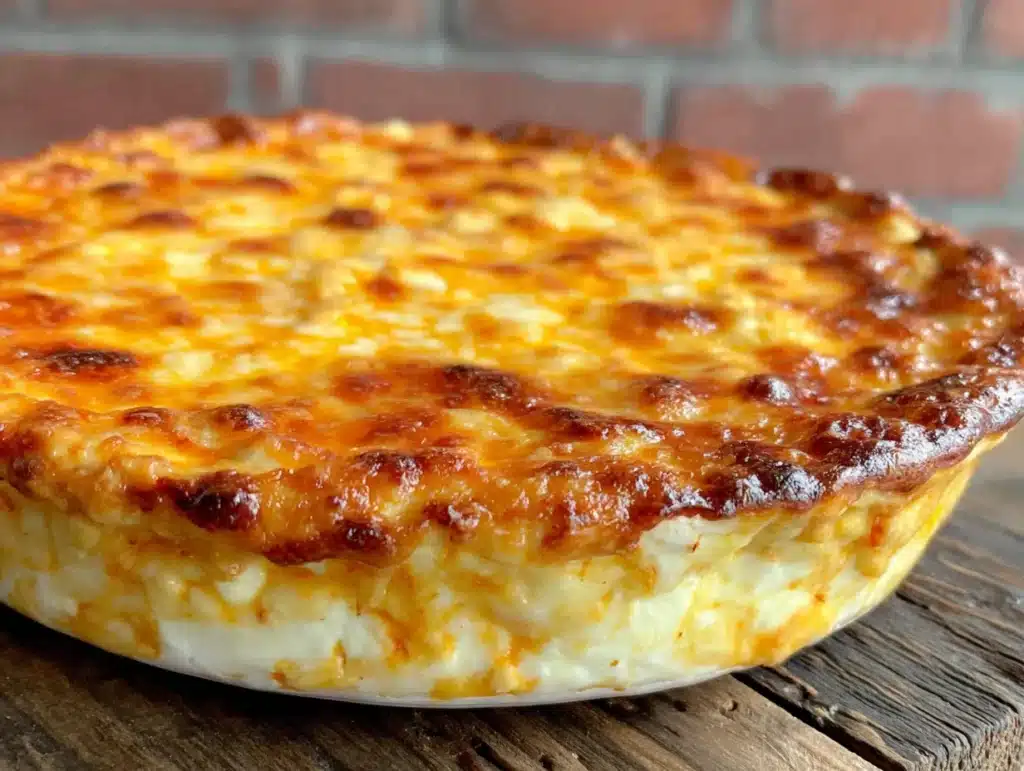 crispy baked buffalo chicken dip - featured image