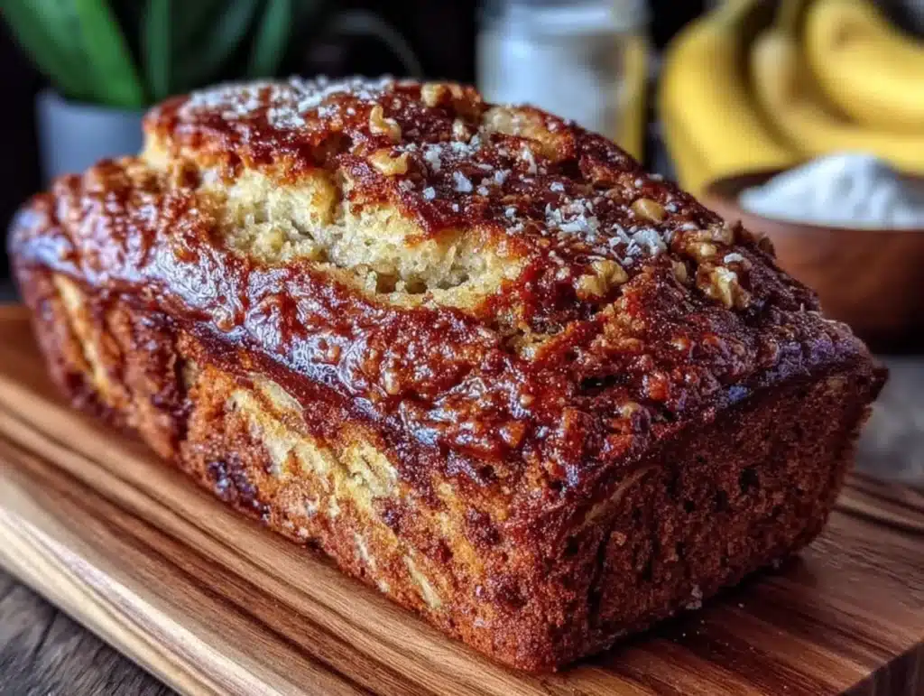 easy one-bowl banana bread - featured image