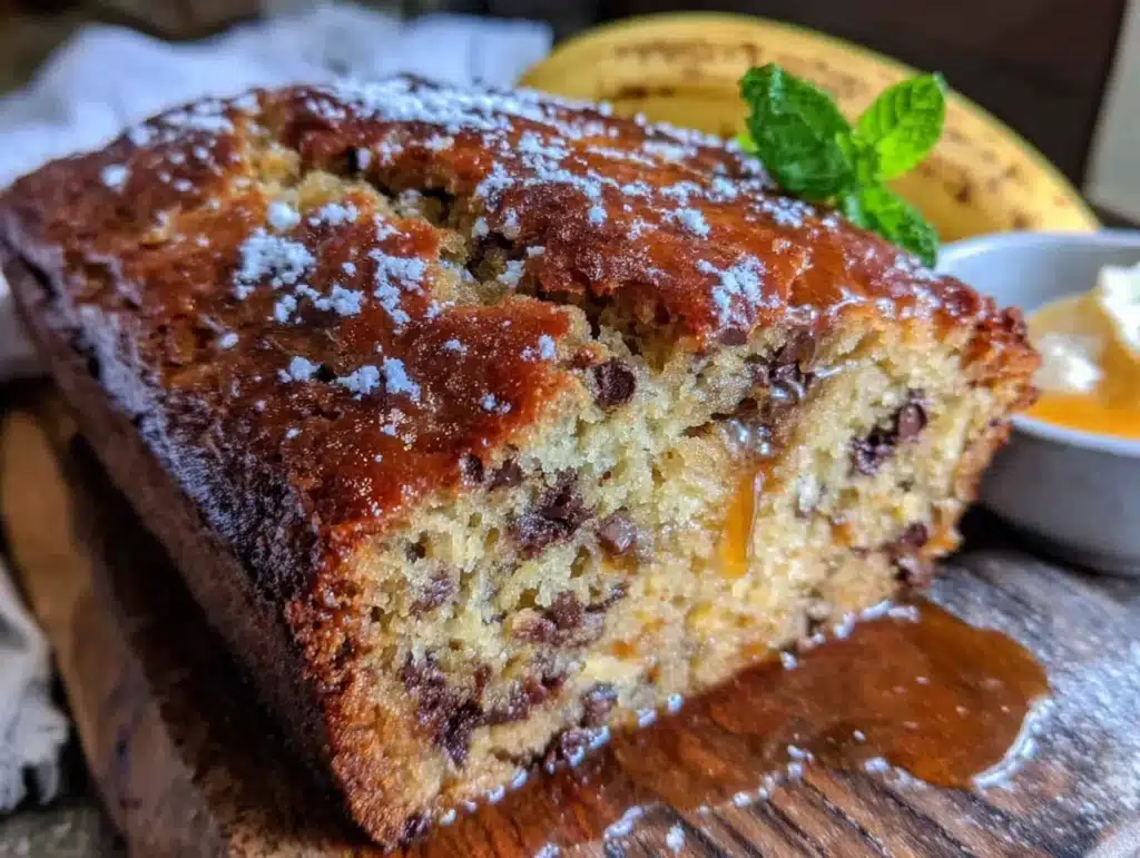 easy one-bowl banana bread - featured image