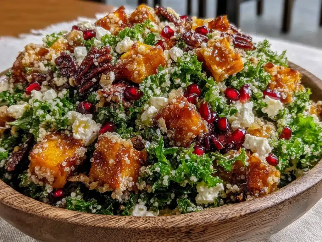 fresh fall harvest chopped salad with apple cider vinaigrette - featured image