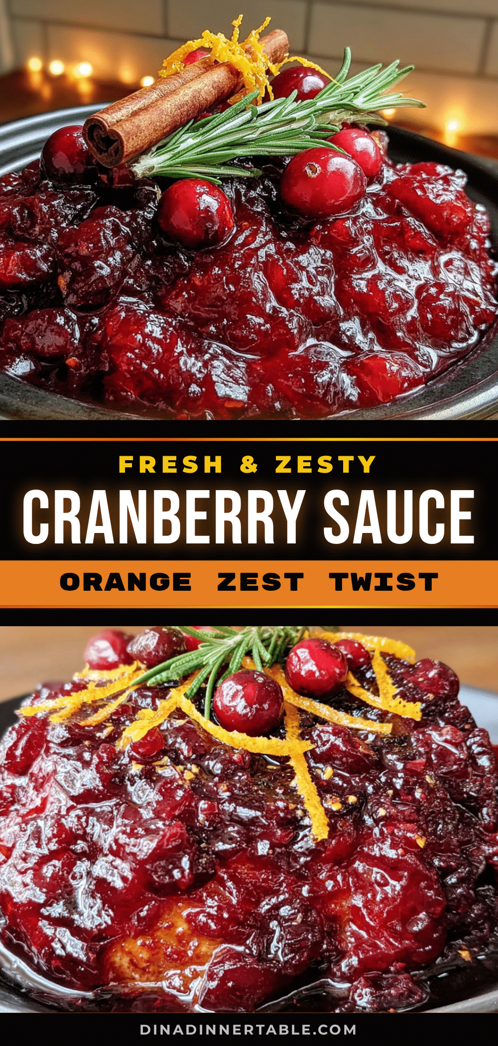 fresh slow cooker cranberry sauce with orange zest recipe