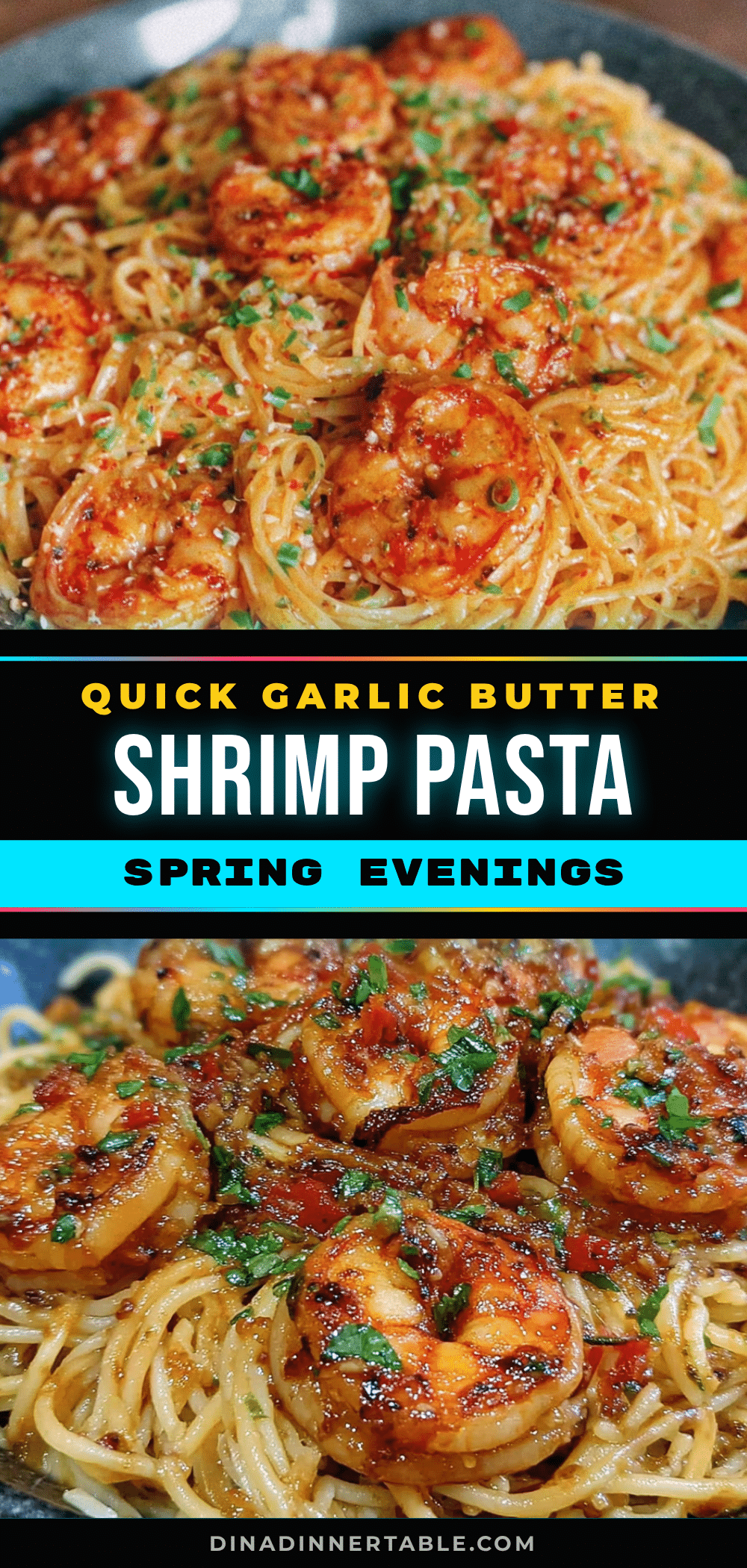 garlic butter shrimp pasta recipe