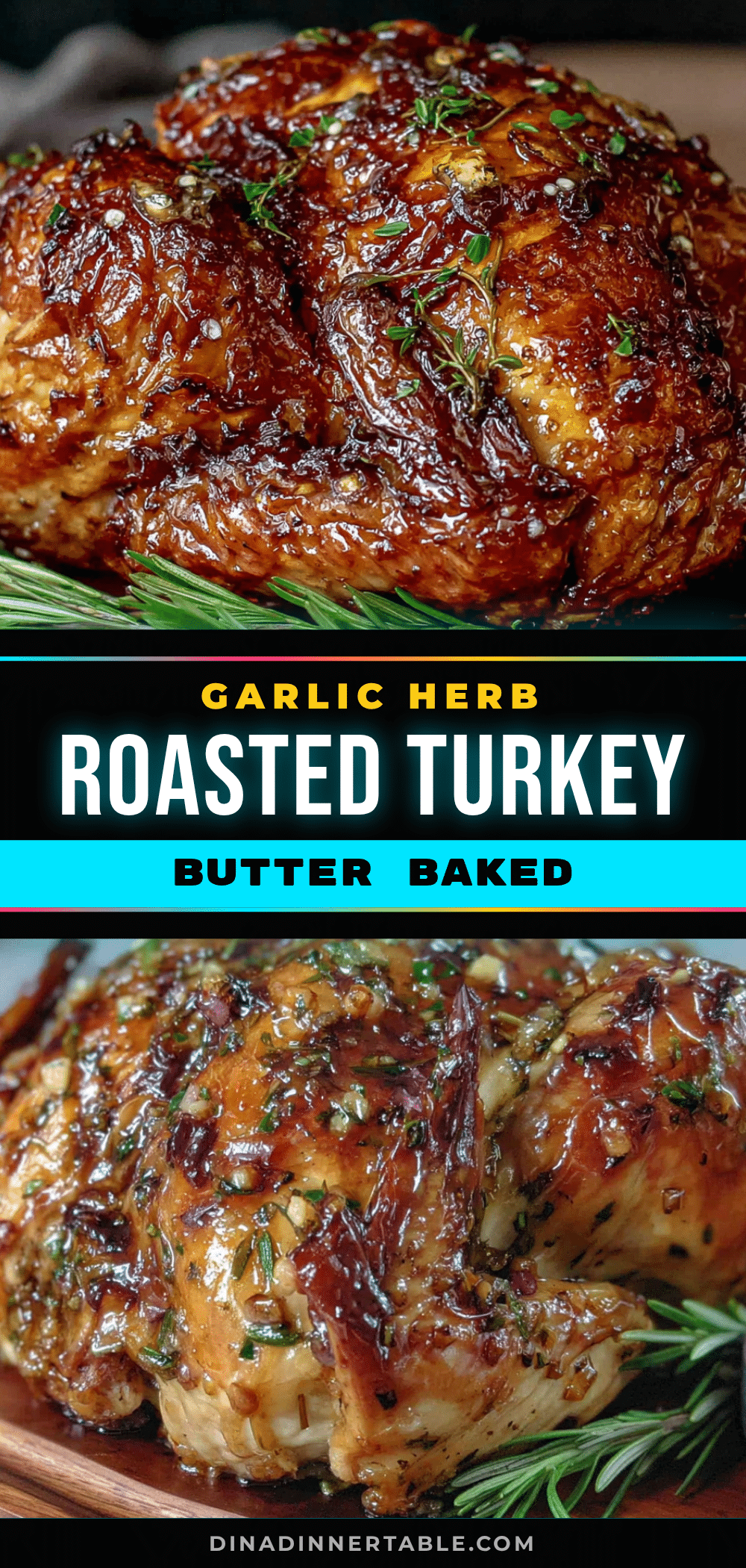 garlic herb butter roasted turkey recipe