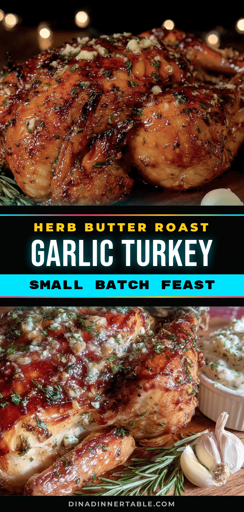 garlic herb butter roasted turkey recipe