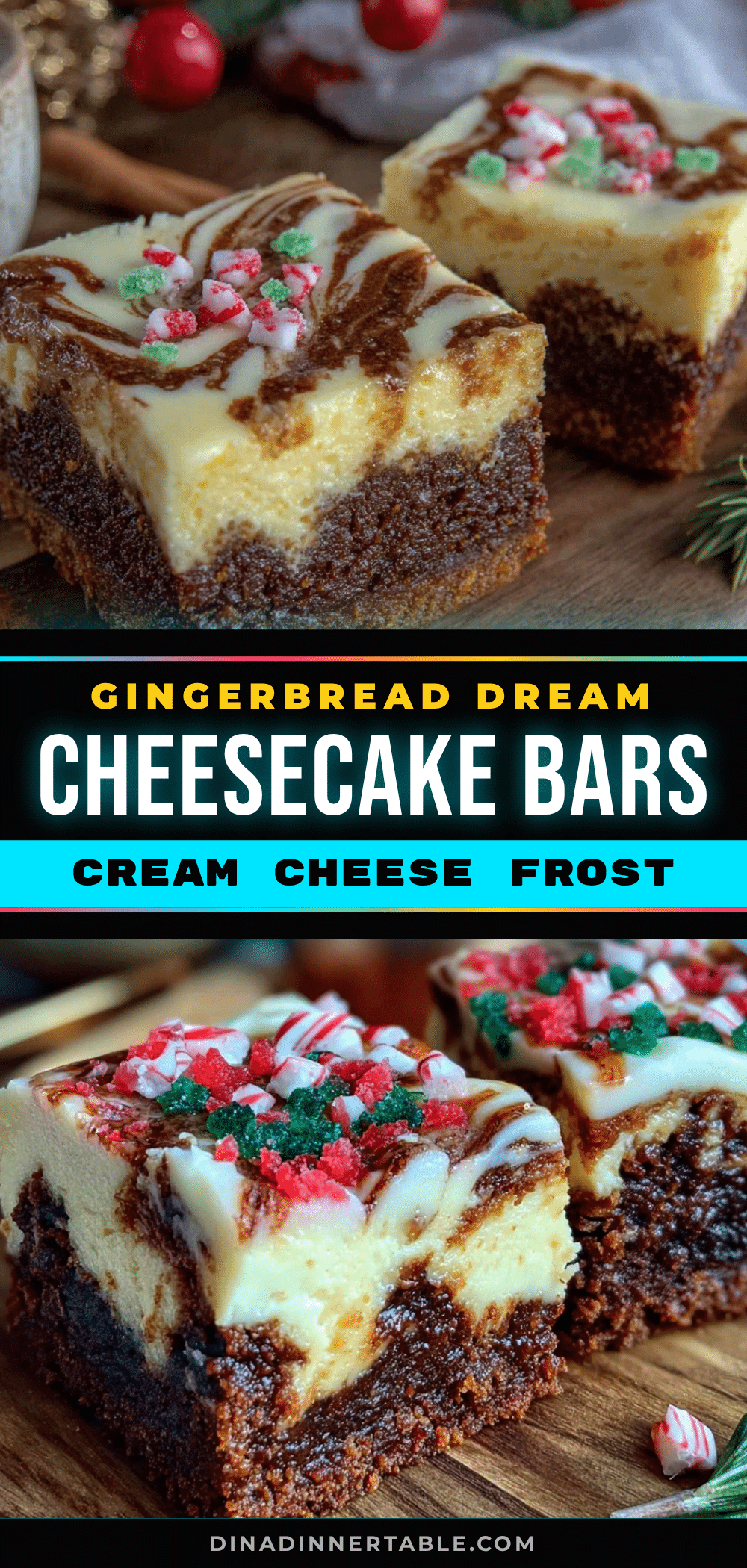 gingerbread cheesecake bars recipe
