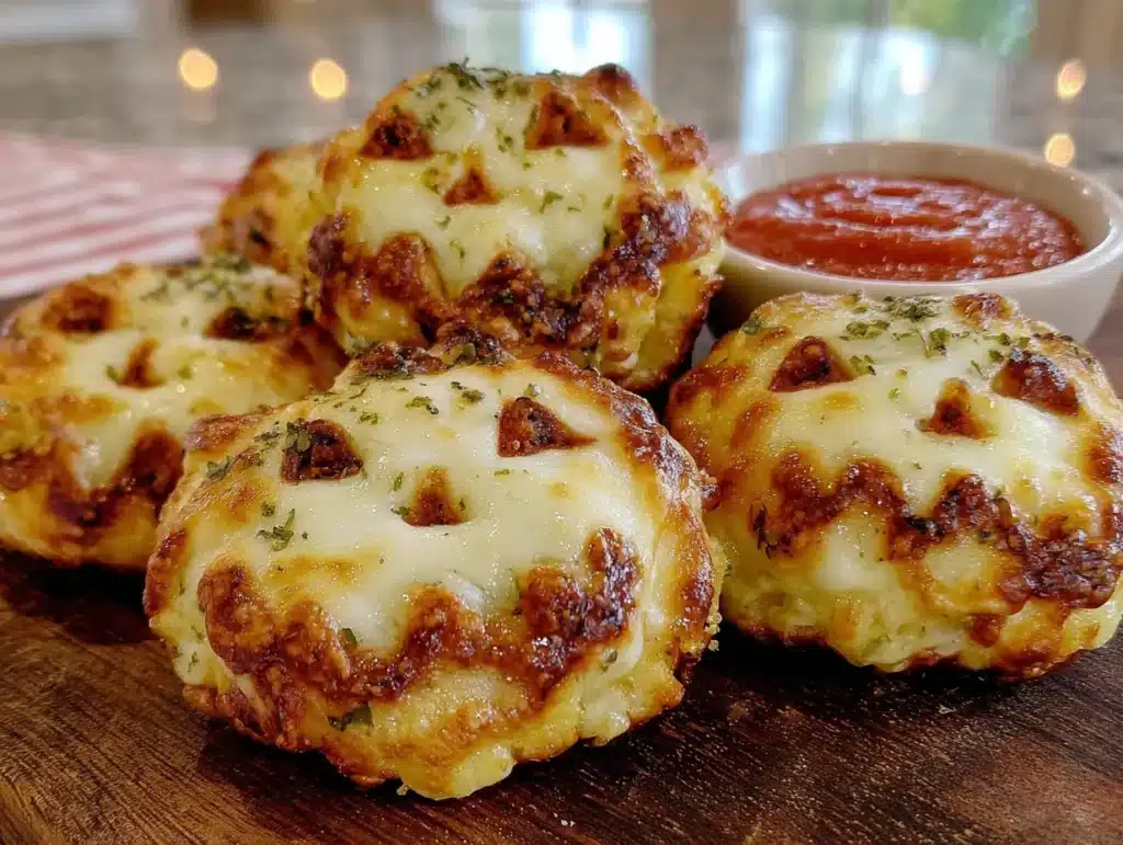 Kid-Approved Mini Jack-O-Lantern Pizza Bites - featured image