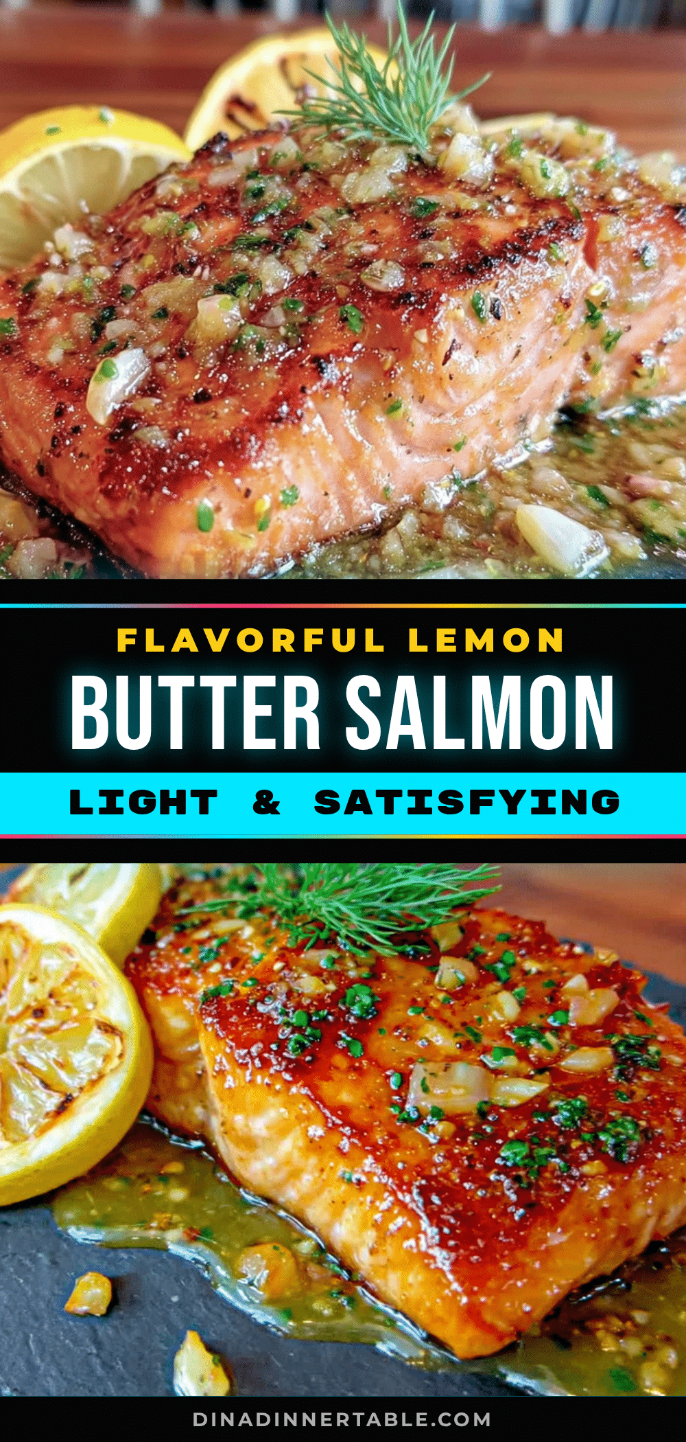 lemon butter baked salmon recipe