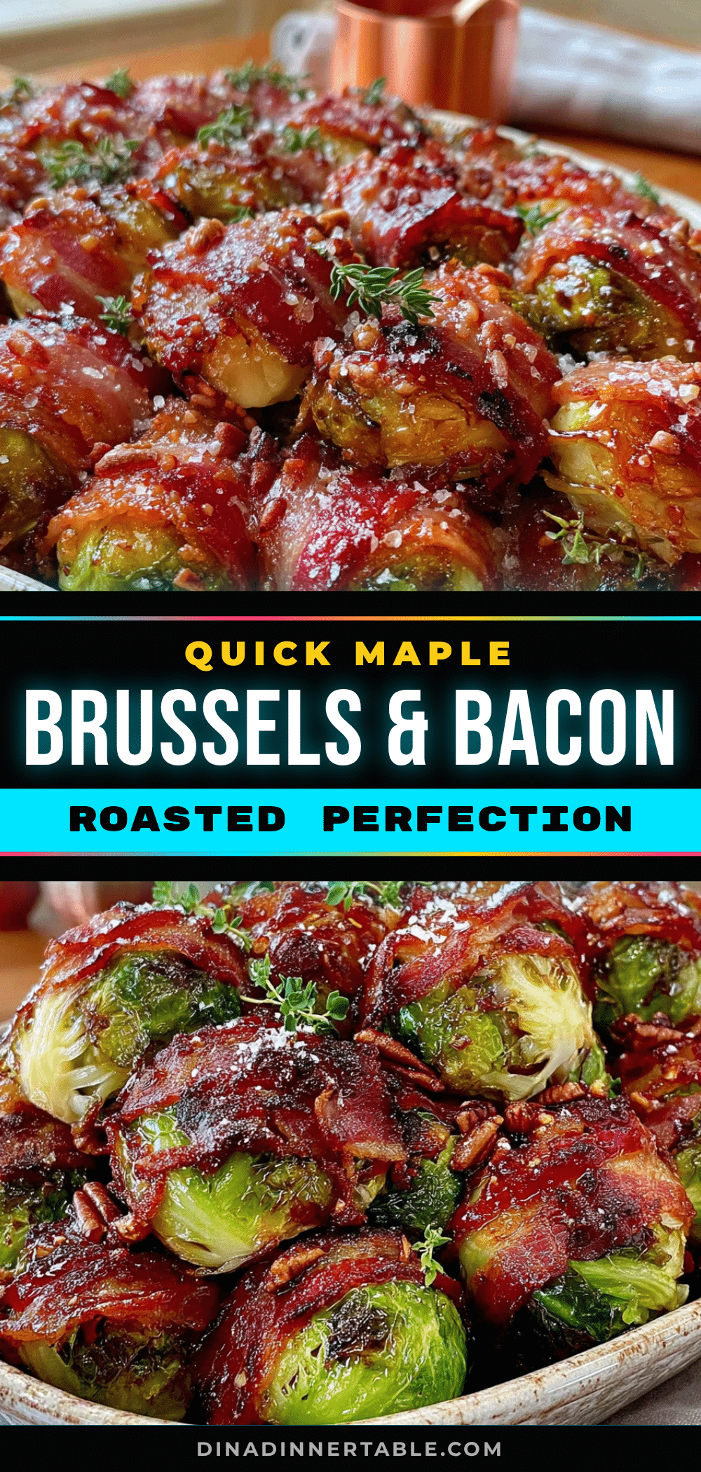 maple roasted brussels sprouts with bacon recipe