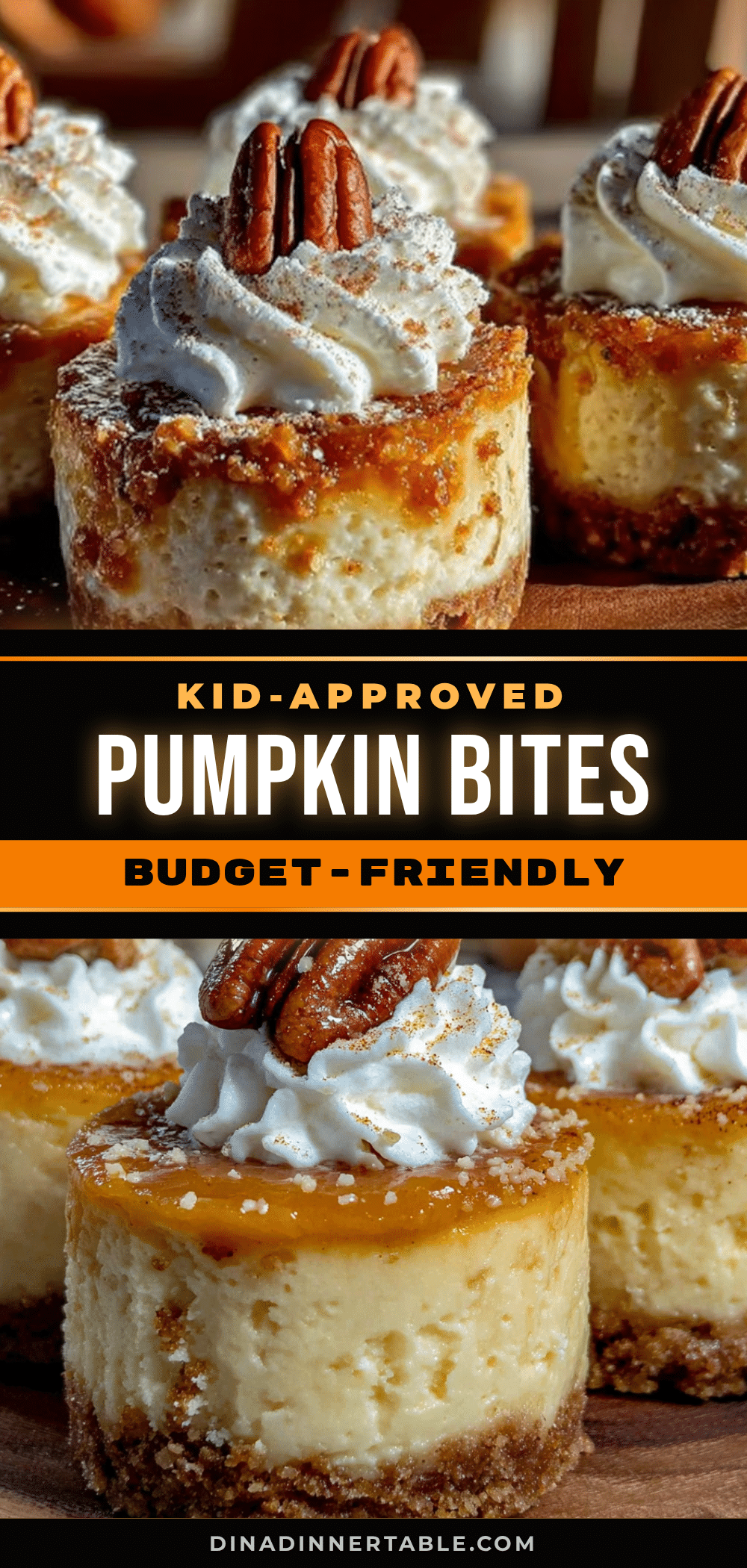 mini pumpkin cheesecake bites recipe