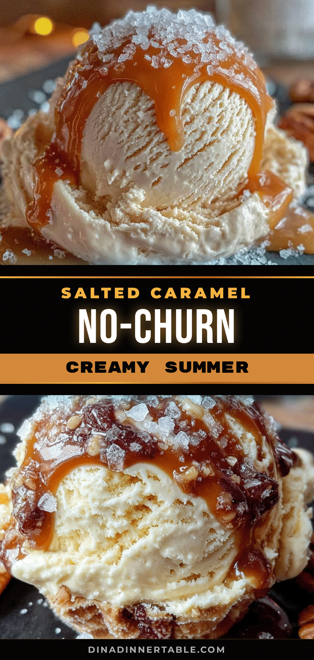 no-churn salted caramel ice cream recipe