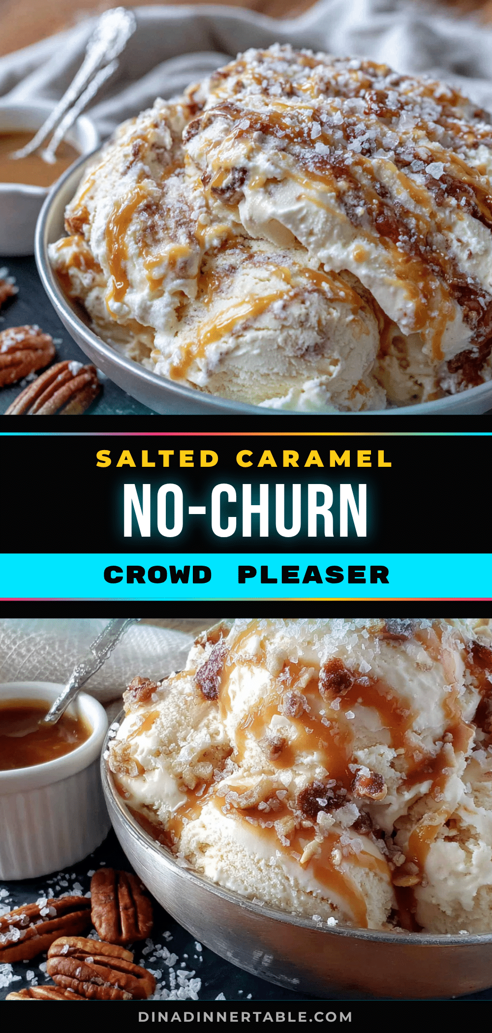 no-churn salted caramel ice cream recipe