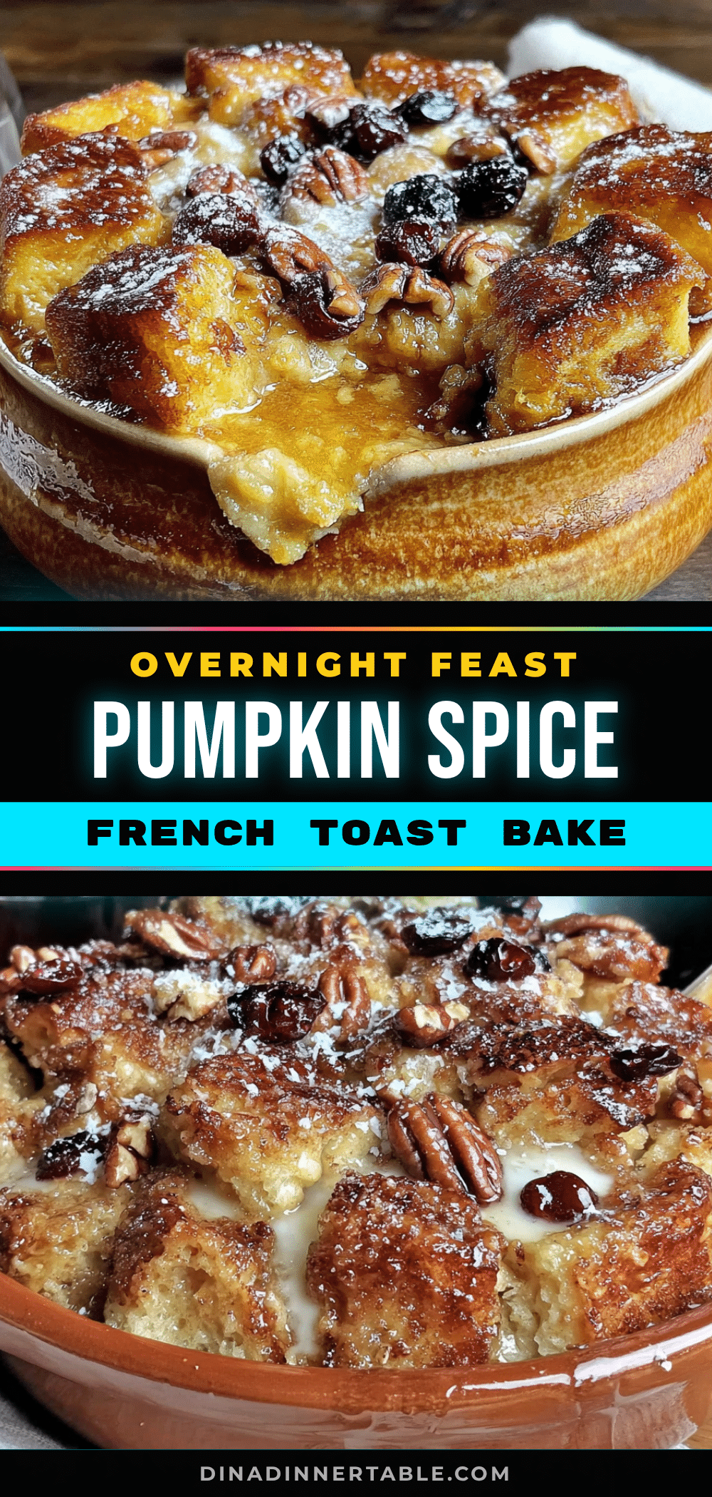 overnight pumpkin spice french toast bake recipe