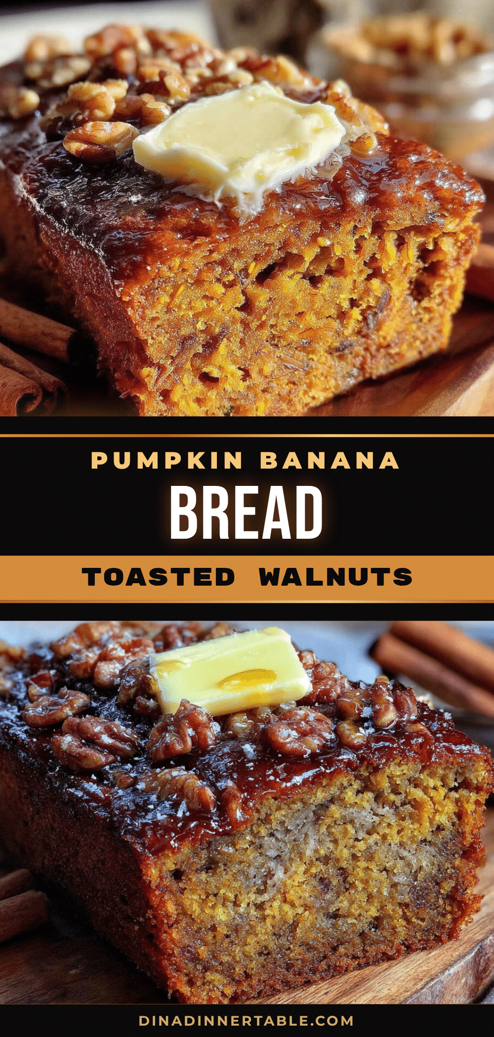 pumpkin banana bread recipe