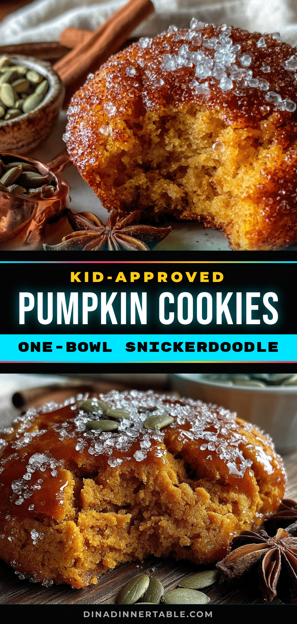 pumpkin snickerdoodle cookies recipe