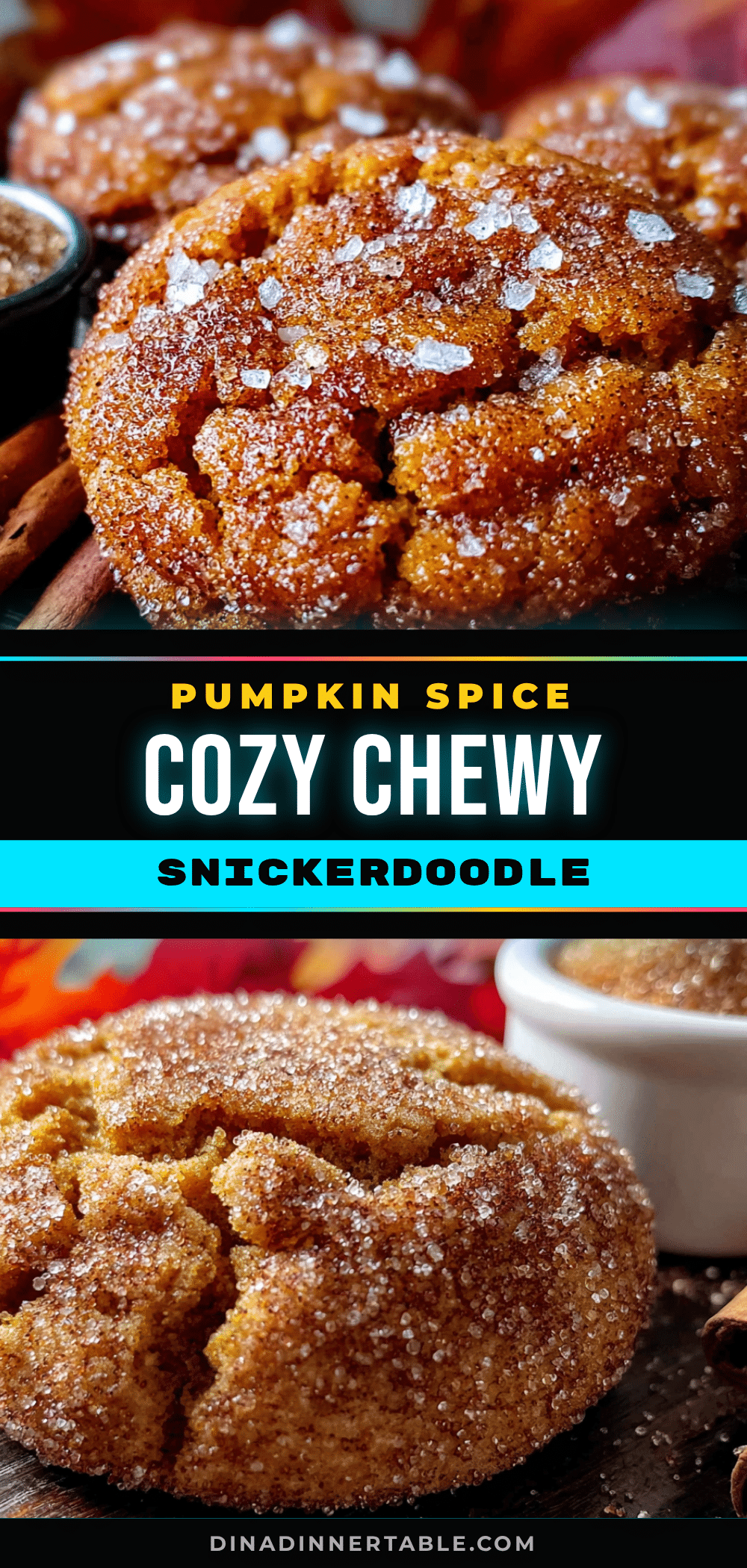 pumpkin snickerdoodle cookies recipe