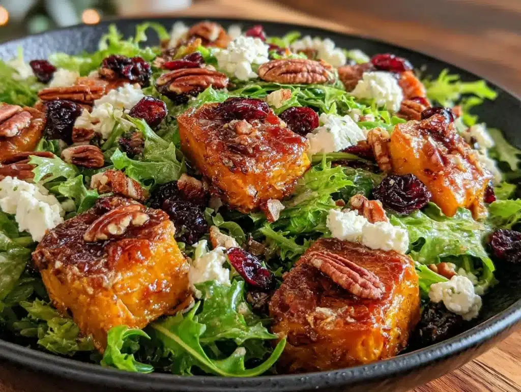 quick autumn harvest salad - featured image