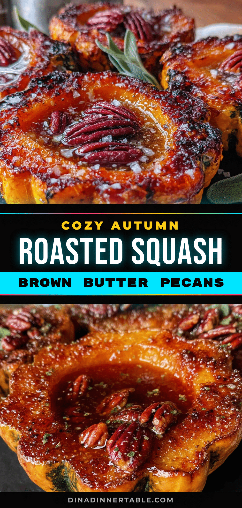 roasted acorn squash with brown butter recipe