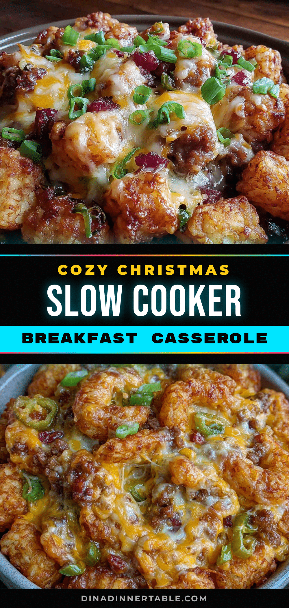 slow cooker Christmas breakfast casserole recipe