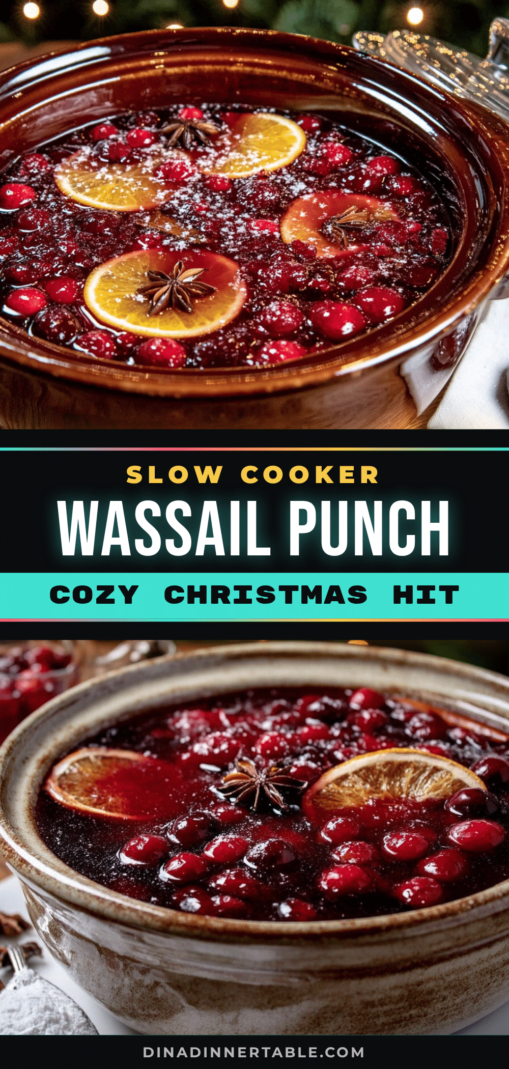 slow cooker christmas wassail punch recipe