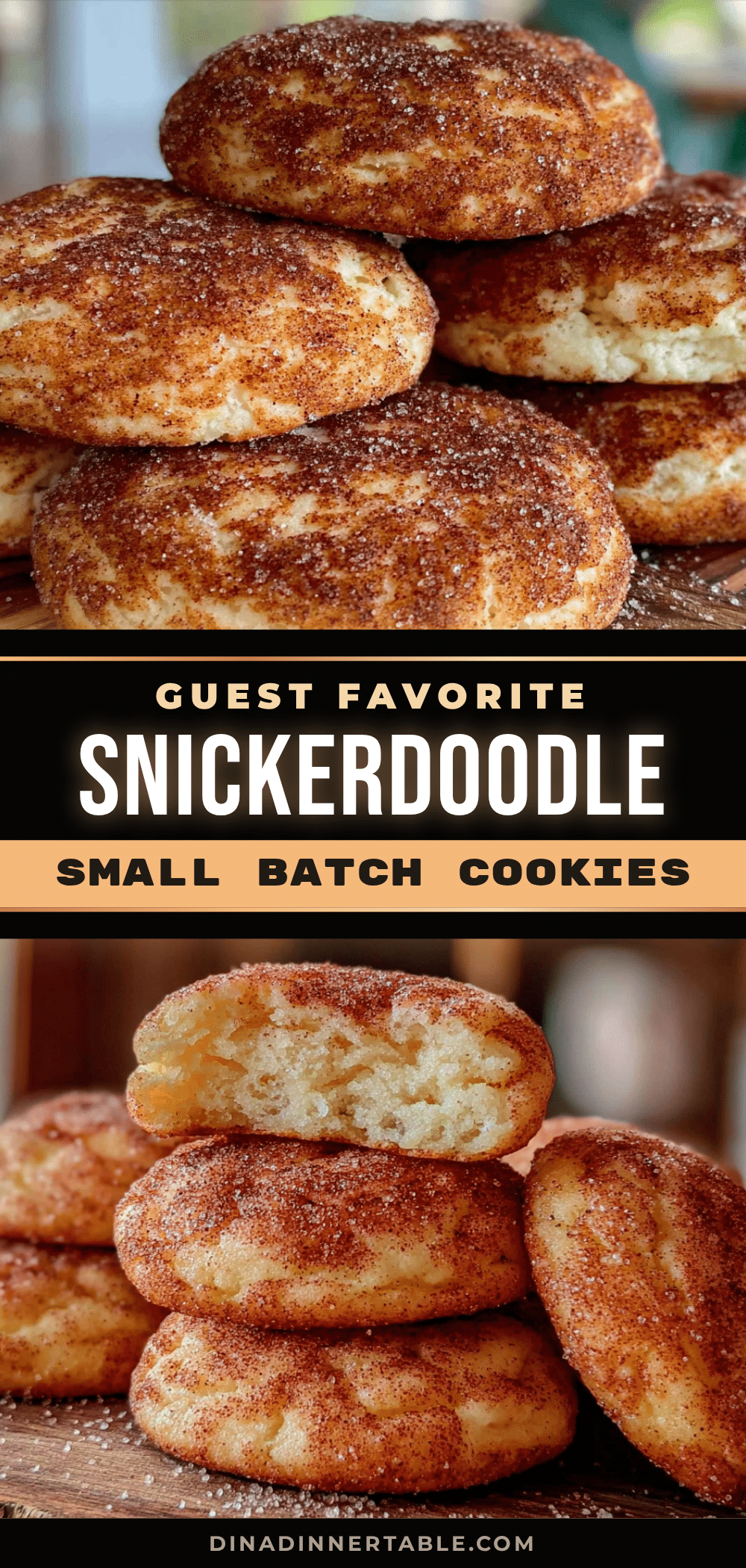small-batch snickerdoodle cookies recipe