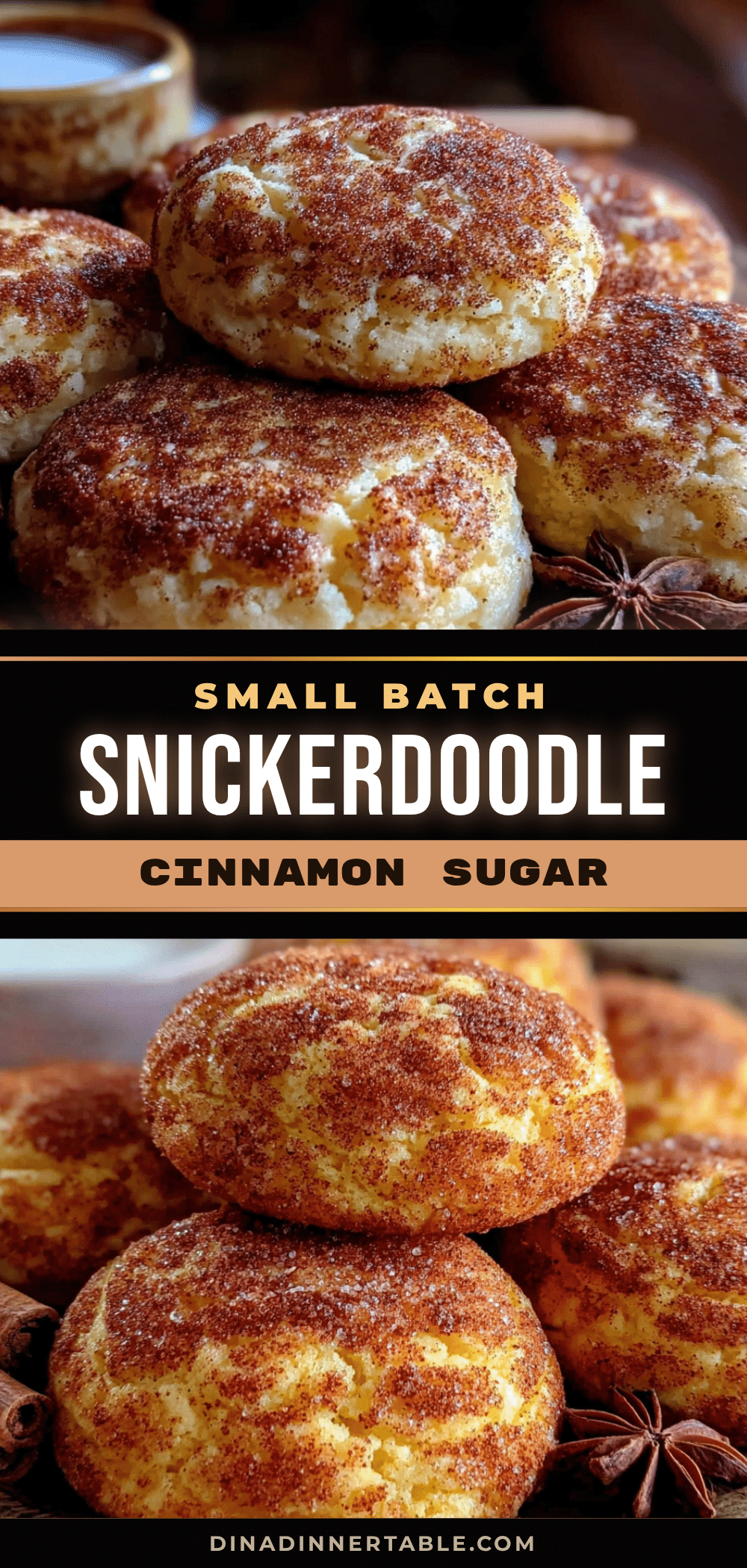 small-batch snickerdoodle cookies recipe