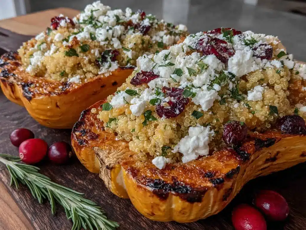 stuffed delicata squash - featured image