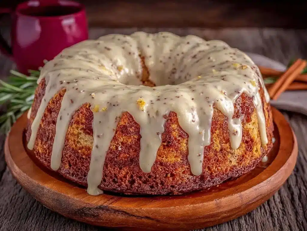 Ultimate Eggnog Bundt Cake with Easy Rum Glaze - featured image