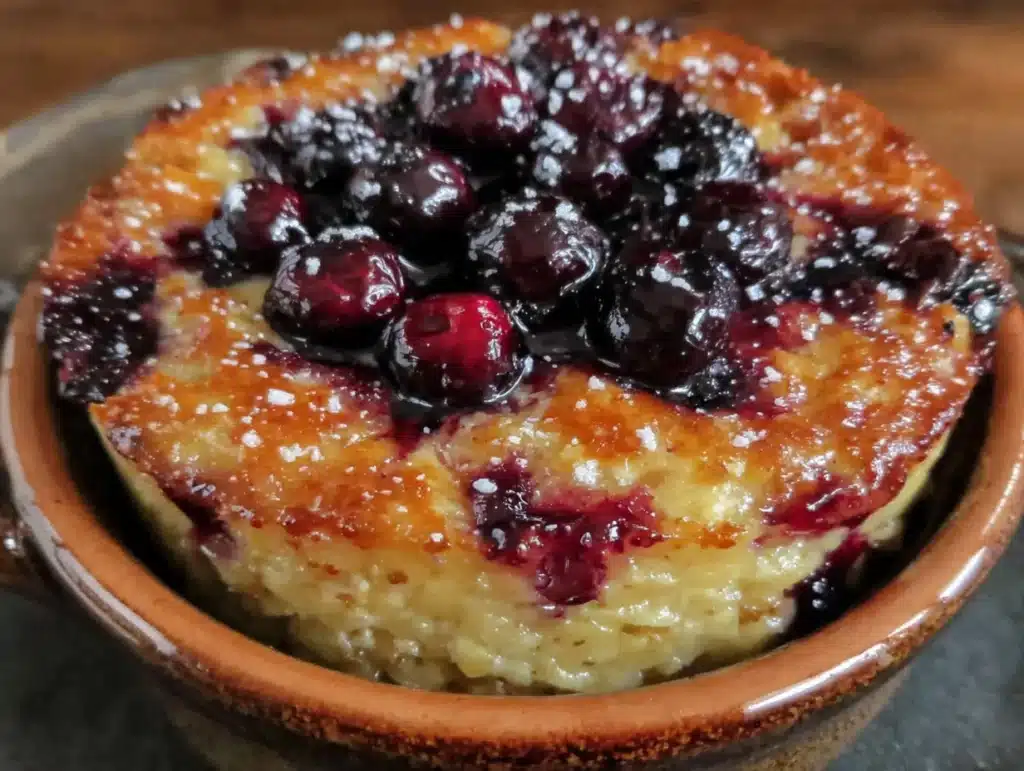 baked blueberry oatmeal - featured image