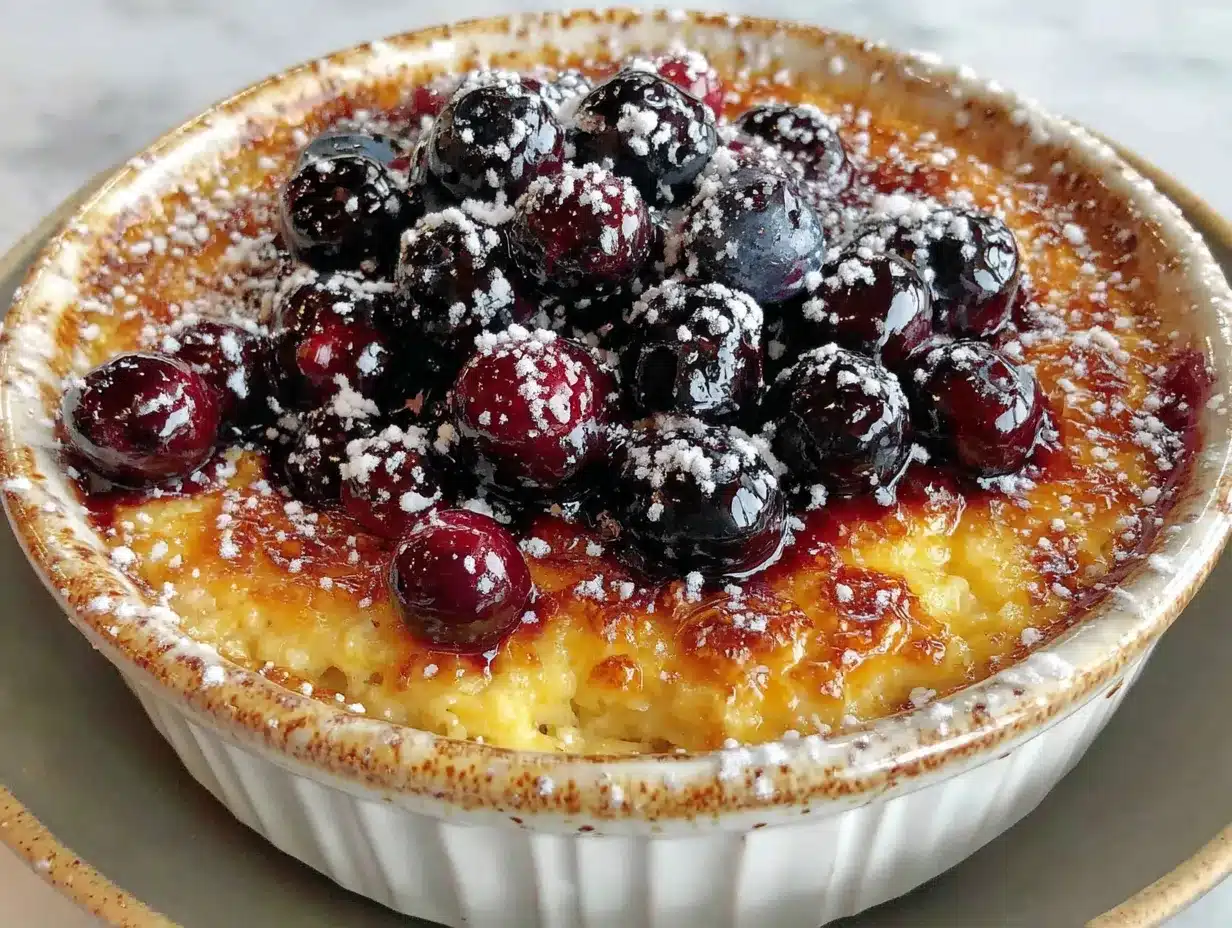 baked blueberry oatmeal preparation steps
