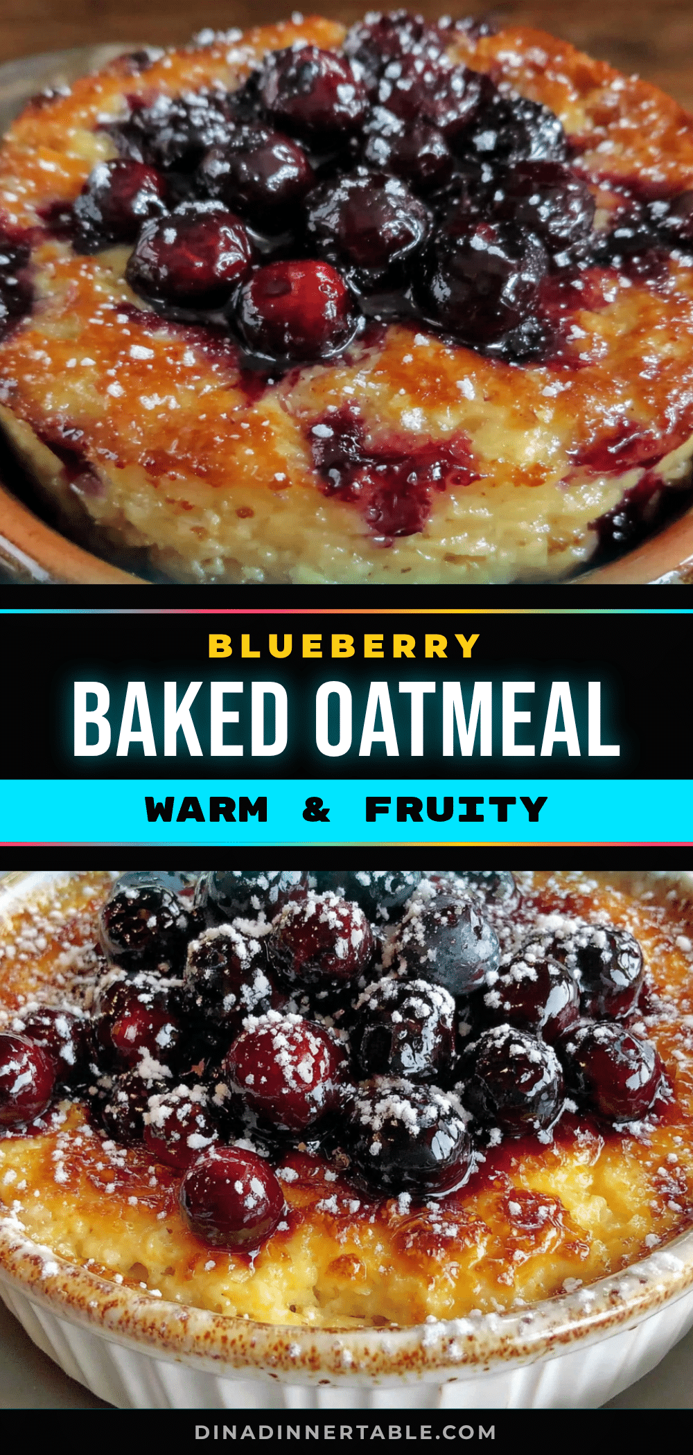 baked blueberry oatmeal recipe