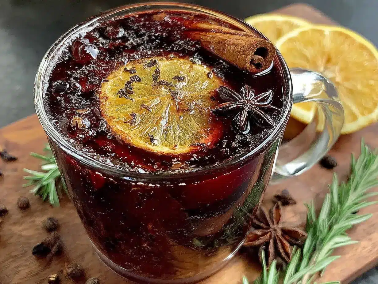 best homemade spiced mulled wine preparation steps