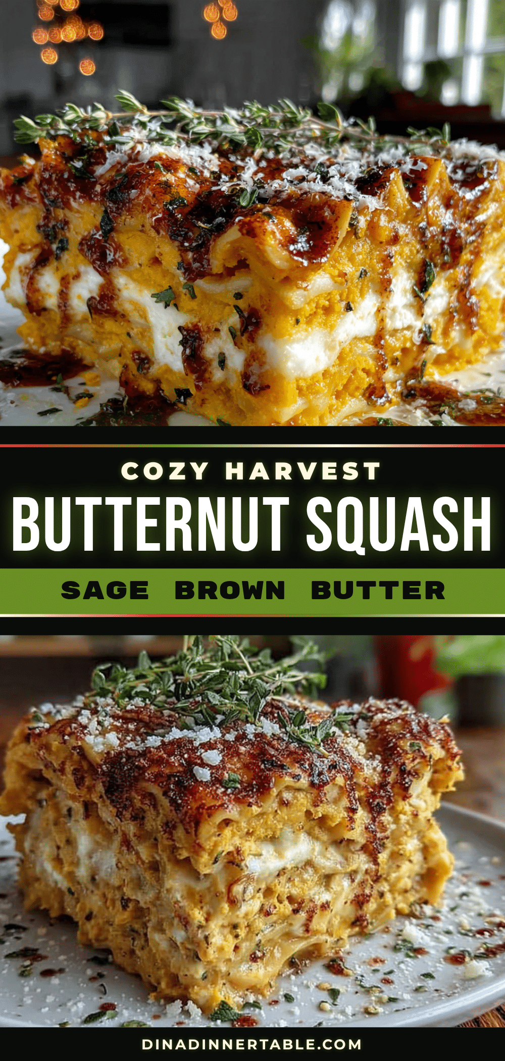butternut squash lasagna recipe