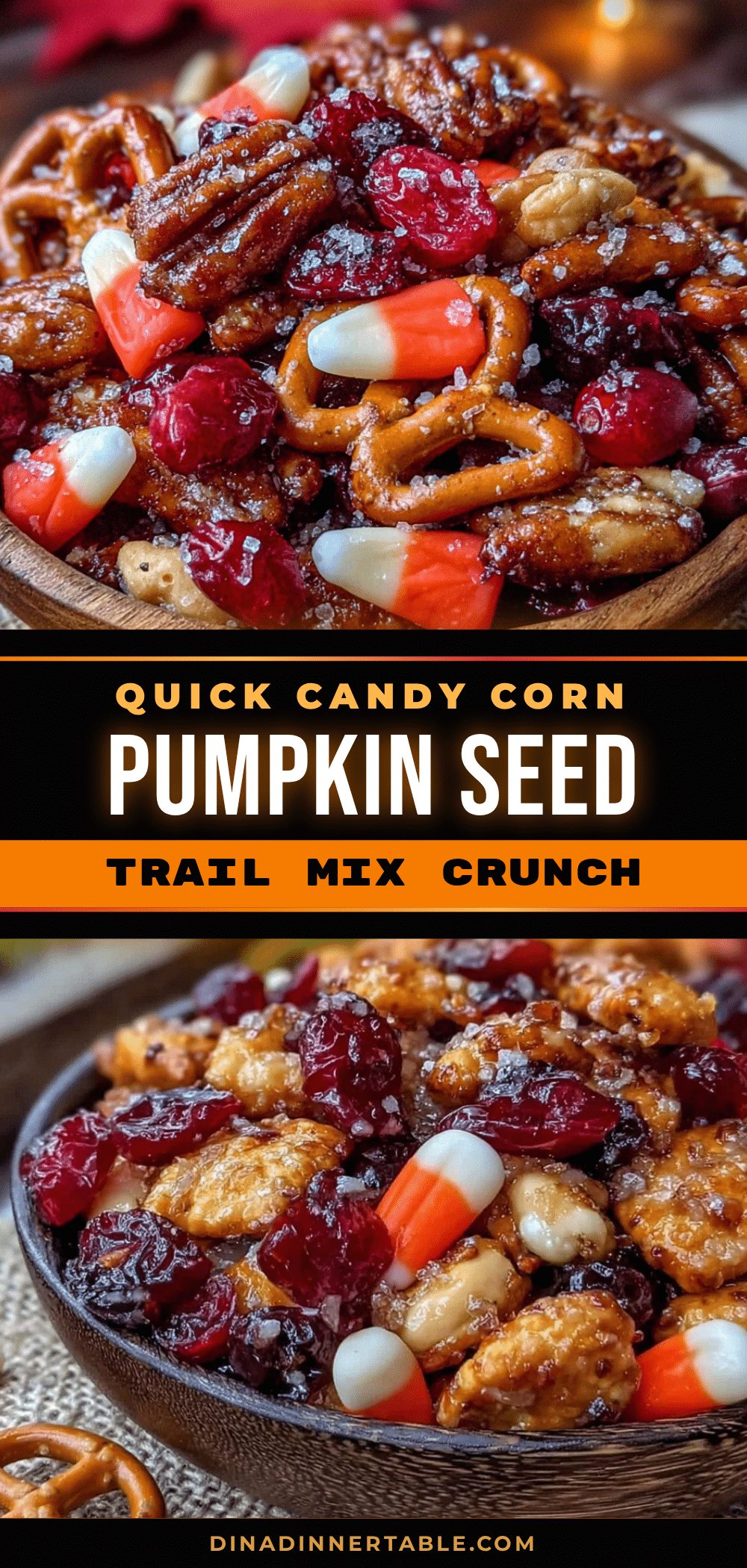 candy corn pumpkin seed trail mix recipe