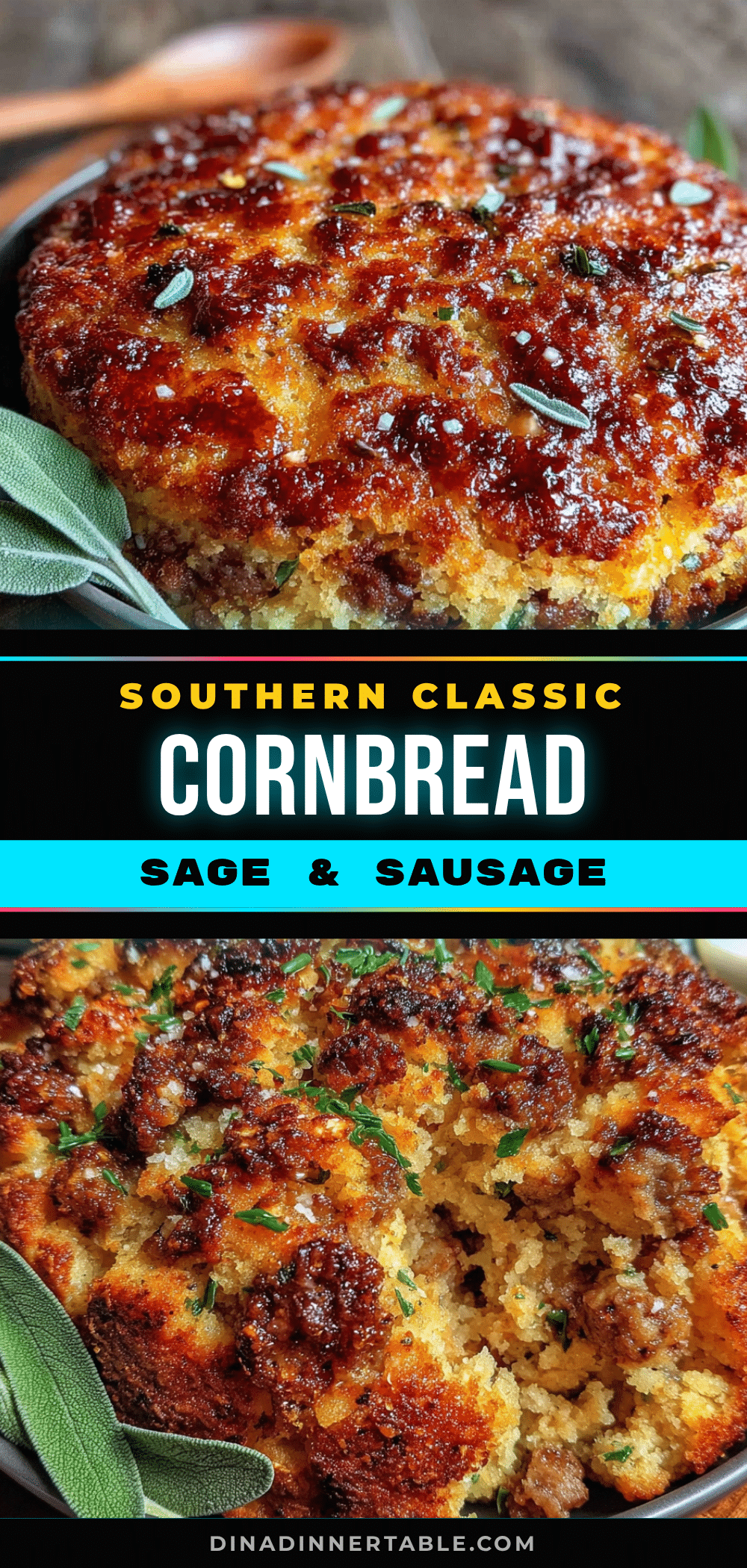 cornbread dressing with sage and sausage recipe