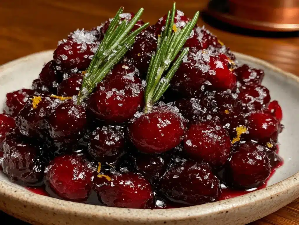 cozy cranberry orange sauce - featured image