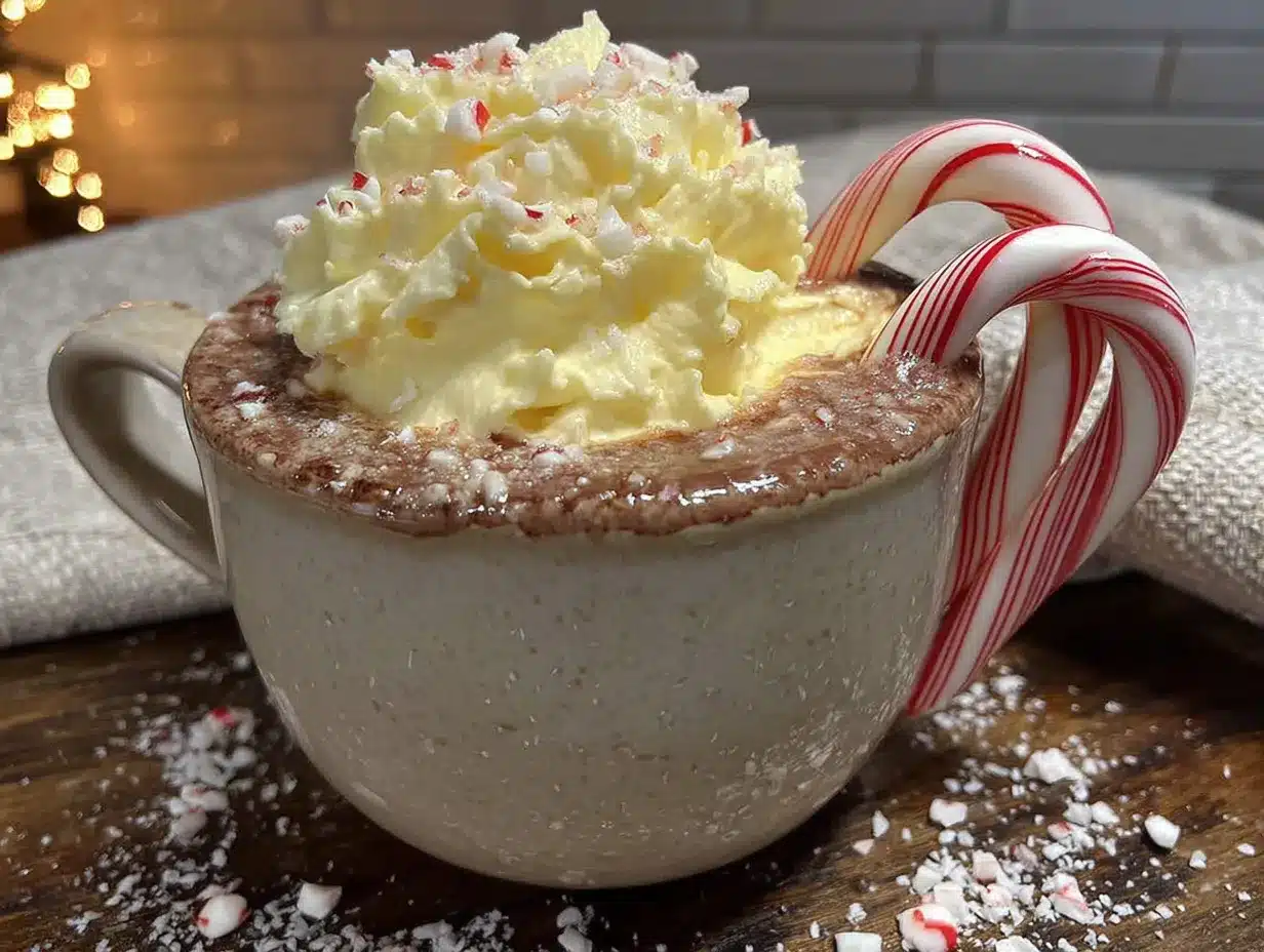 cozy crockpot peppermint hot cocoa preparation steps