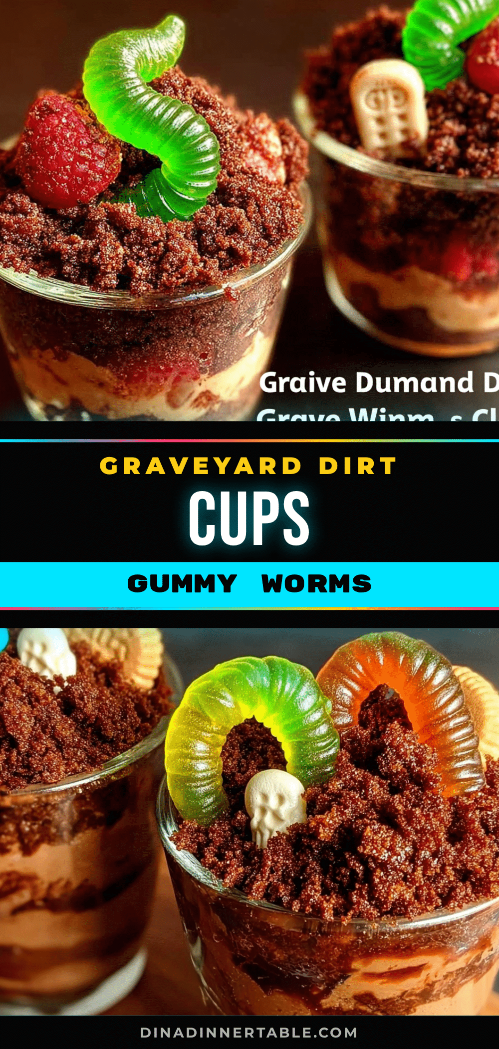 cozy graveyard dirt cups recipe