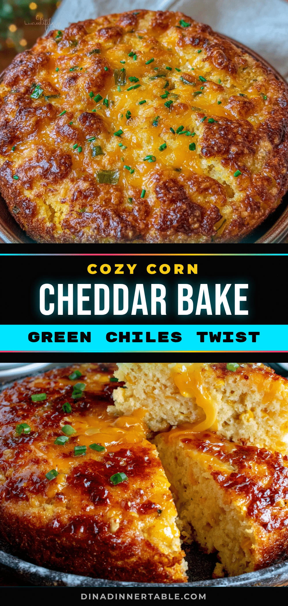 cozy jiffy corn casserole with cheddar and green chiles recipe