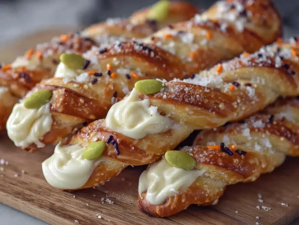cozy witch finger pretzel rods - featured image
