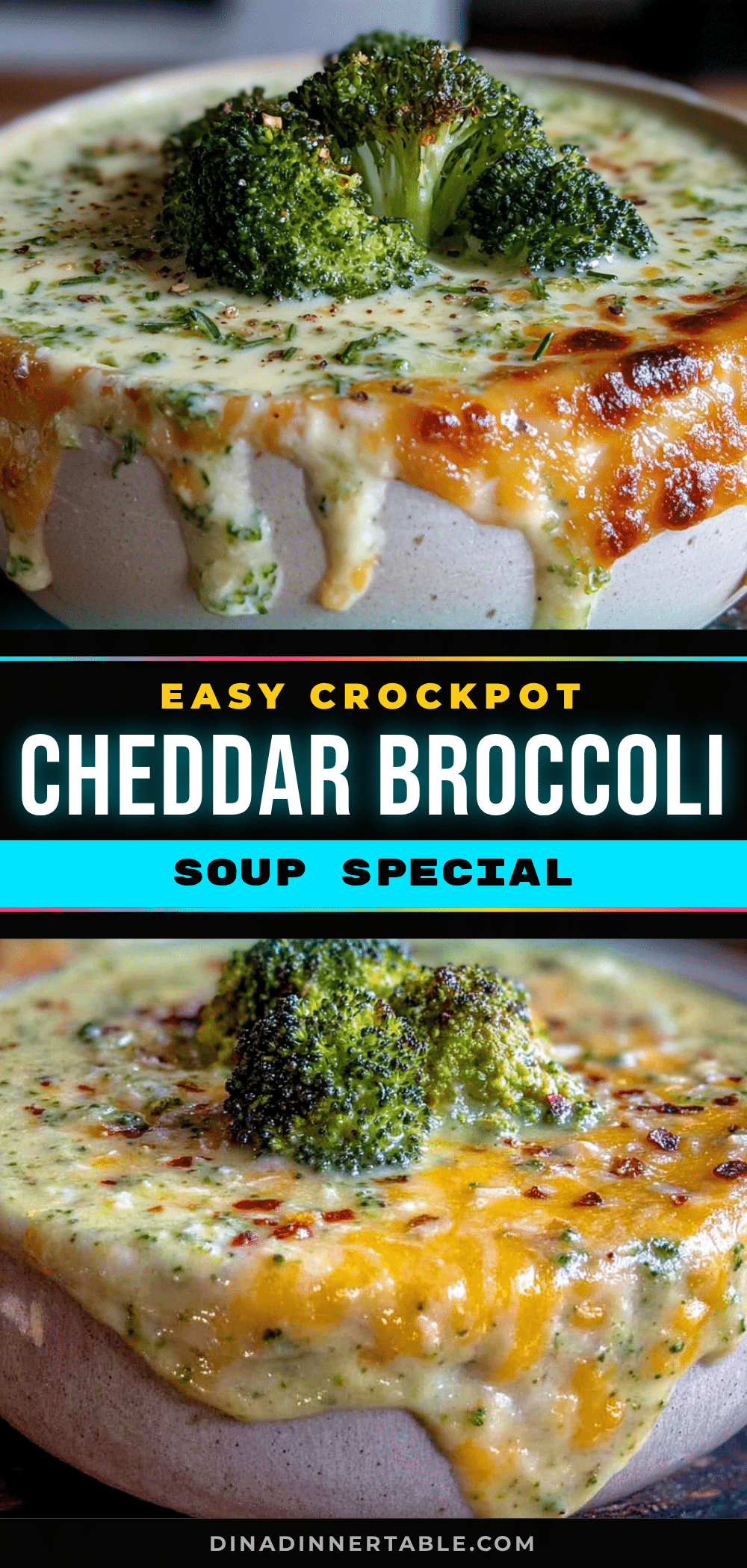 crockpot cheddar broccoli soup recipe