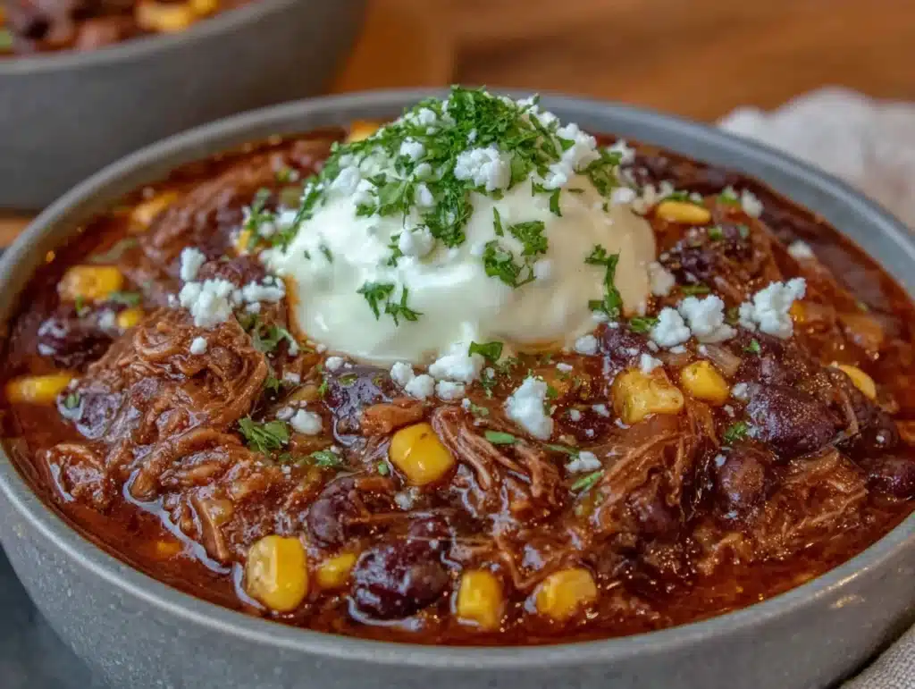 crockpot taco soup - featured image