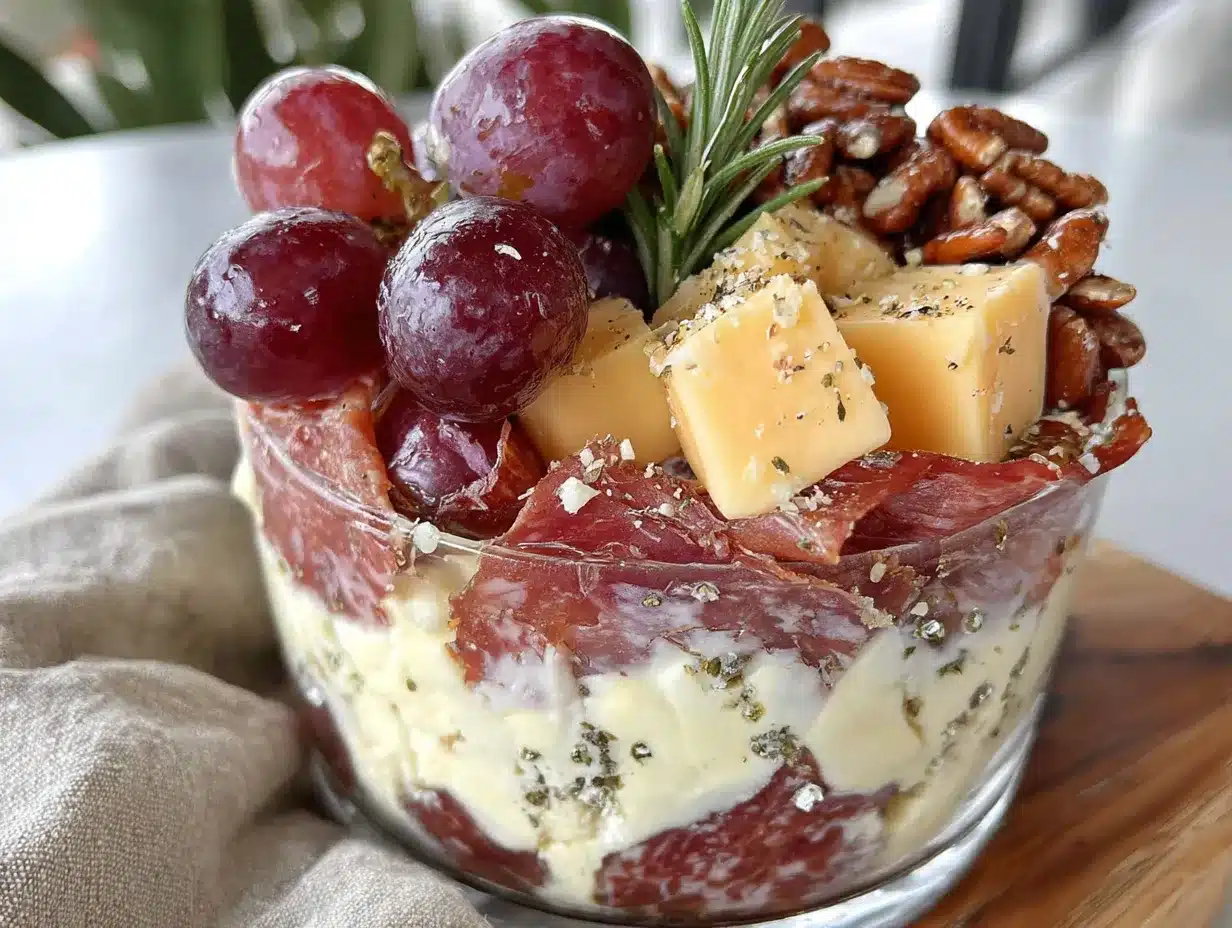 Friendsgiving Charcuterie Grazing Cups preparation steps